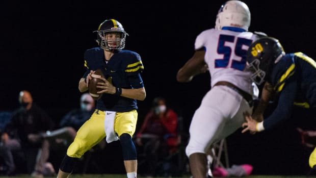 Brock Glenn of Lausanne during the game against Harding Academy on Friday, November 6th, 2020 at Lausanne Highschool in Memphis